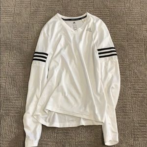Long sleeve white Adidas shirt